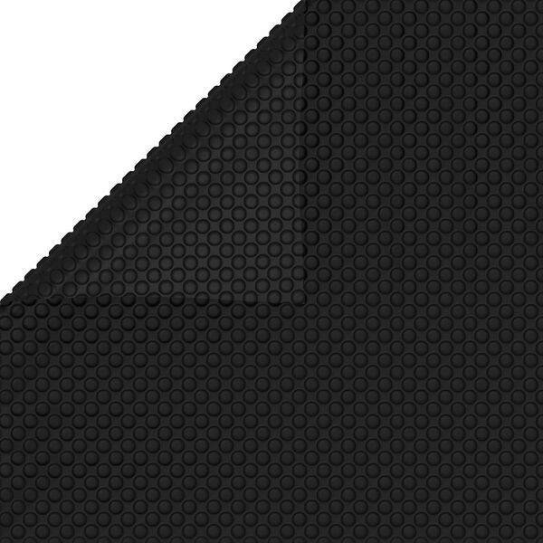 vidaXL Zwembadhoes rechthoekig 1000x600 cm PE zwart