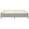 vidaXL Bedframe zonder matras stof lichtgrijs 180x200 cm