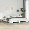 vidaXL Bedframe Wit 180 x 220 cm Massief grenenhout