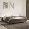vidaXL Boxspring met matras fluweel donkergrijs 160x200 cm