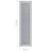 vidaXL Tapijtloper 80x350 cm BCF grijs met motief