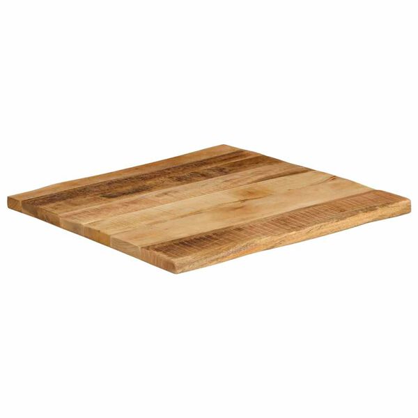 vidaXL Tafelblad met natuurlijke rand 40x40x2,5 cm massief mangohout