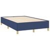 vidaXL Boxspring met matras stof blauw 120x190 cm