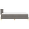 vidaXL Boxspringbed met kussen met hoofdeinde Taupe 120 x 190 cm Stof