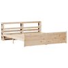 vidaXL Bedframe met hoofdbord massief grenenhout 180x200 cm