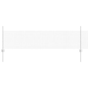 vidaXL gelast draadhek met palen 10 x 0,5 m Gegalvaniseerd staal Mesh