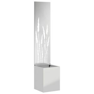 vidaXL Tuin Privacy Screen Fretwerk Zilver 32 x 32 x 150 cm
