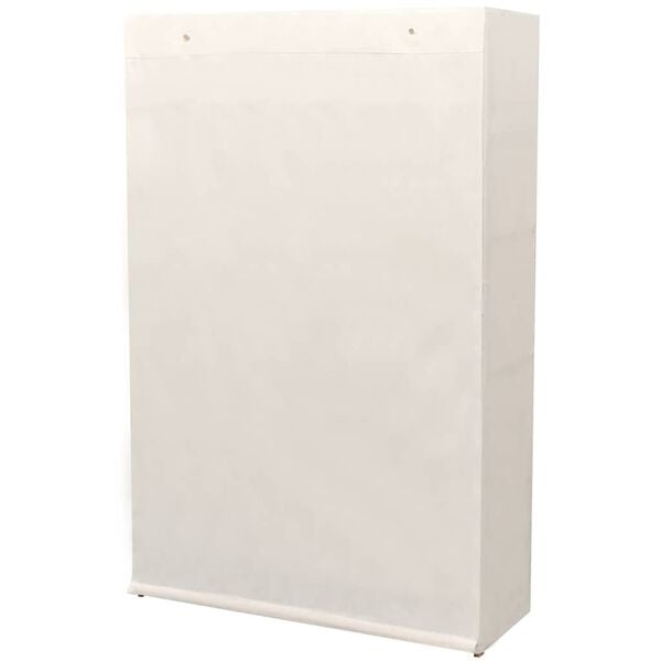 vidaXL Kledingkast stof en grenenhout 110x40x170 cm