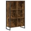 vidaXL Boekenkast 99,5 x 30 x 108,5 cm Bewerkt hout Rook Eik