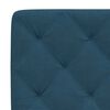 vidaXL Bedframe zonder matras fluweel blauw 120x200 cm