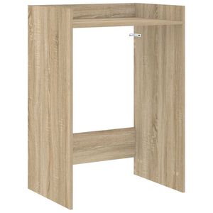 vidaXL Wasmachinekast met opslag Sonoma 67,5 x 48 x 97 cm Bewerkt hout