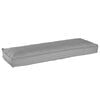 vidaXL Kussen Grijs 120 x 40 x 8 cm Oxford Stof