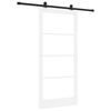 vidaXL Schuifdeur ORKDAL 93 x 202 cm Massief grenenhout en glas