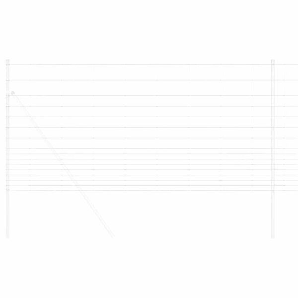 vidaXL Weidehekwerk Zilver 25 x 1,2 m Gegalvaniseerd staal