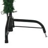 vidaXL Kunstkerstboom met standaard half 150 cm PVC groen