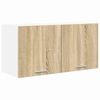 vidaXL Hangkast Sonoma Eiken 80 x 31 x 40 cm Bewerkt hout