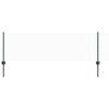 vidaXL zeshoekig gaasgek met palen 100 x 0,6 m PVC-Coated Staal Groen