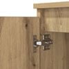 vidaXL Dressoir Artisan Eiken 60 x 35 x 70 cm Bewerkt hout