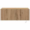 vidaXL TV Wandkast Artisan Eiken 80 x 35 x 31 cm Bewerkt hout