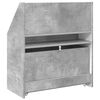 vidaXL Kinderen Boekenkast Beton Grijs 60 x 29,5 x 69 cm Bewerkt hout