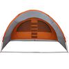 vidaXL Tunneltent met dak Grijs en Oranje 710 x 460 x 245 cm