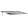 vidaXL Handmatige Luifelhouder met LED's 5 x 3 m