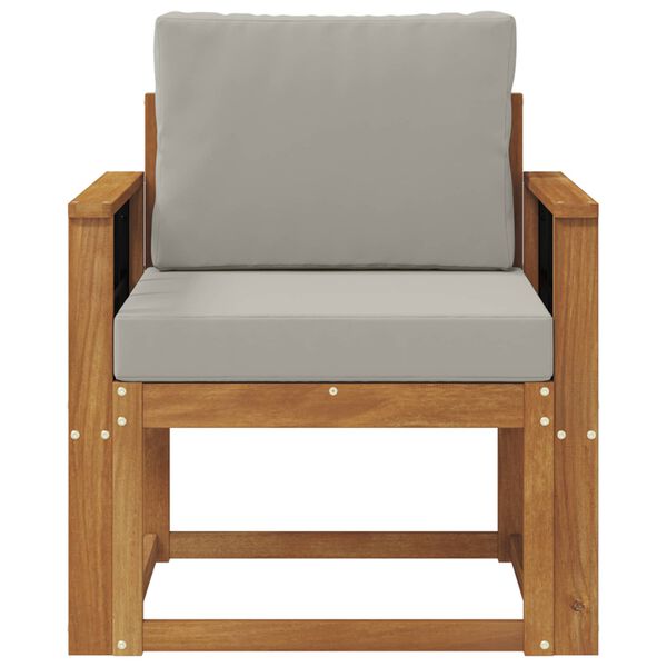 vidaXL Tuinbank Massief Acaciahout en Polyester