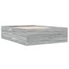 vidaXL Bedframe bewerkt hout grijs sonoma eikenkleurig 120x200 cm
