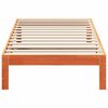 vidaXL Bedframe zonder matras massief grenenhout wasbruin 80x200 cm