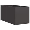vidaXL Plantenbak 40x80x40 cm koudgewalst staal zwart