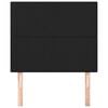 vidaXL Hoofdbord zwart 90x5x118/128 cm kunstleer