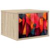 vidaXL Wandkastje HEESCH Sonoma Eiken 36 x 33 x 25 cm Bewerkt hout