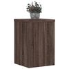 vidaXL Plantenstandaards 2 st 25x25x35 cm bewerkt hout bruin eiken