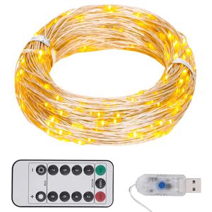 vidaXL Lichtslinger met 150 LED's 15 m warmwit
