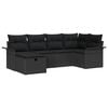 vidaXL Tuin Sofa Set 6 st Poly riet