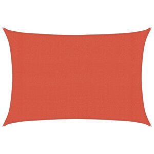 vidaXL Zonnezeil 160 g/m&sup2; 3x4 m HDPE terracottakleurig
