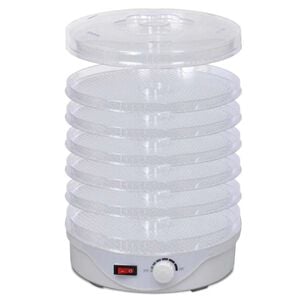 vidaXL Voedseldroger rond 250 W 6 lades