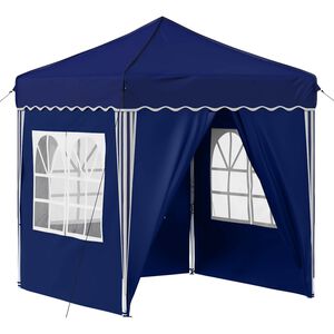 vidaXL Pop-up partytent 195 x 195 x 245 cm Blauw Oxford Stof