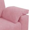 vidaXL Loveseat Sofa Roze 120 cm Fluweel