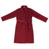 vidaXL Badjas zonder Kap Bordeaux Rood xxxl Flanel