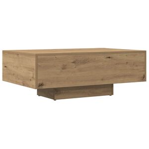 vidaXL Salontafel 85x55x31 cm bewerkt hout artisanaal eikenkleurig