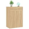 vidaXL Schoenenkast 60x35x84 cm bewerkt hout sonoma eikenkleurig