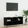 vidaXL TV-kast Zwart Eiken 103,5 x 30 x 50 cm Bewerkt hout