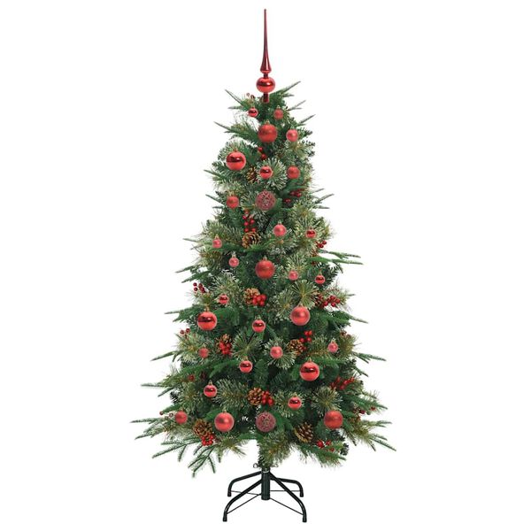 vidaXL Kunstmatige Inklapbare Kerstboom Groen 120 cm PE en PVC