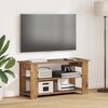 vidaXL TV-standaard Oudhout 100 x 40 x 50 cm