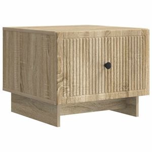 vidaXL Salontafel met lade Sonoma Eiken 49 x 50 x 40 cm Bewerkt hout