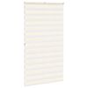 vidaXL Zebra rolgordijn 120x200 cm stofbreedte 115,9 cm marmerbeige
