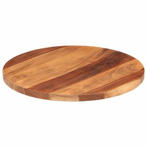vidaXL Tafelblad rond 25-27 mm 50 cm massief acaciahout