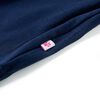 Kindershirt 92 marineblauw