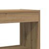 vidaXL Boekenkast Zwart Eiken 100 x 30 x 198 cm Bewerkt hout
